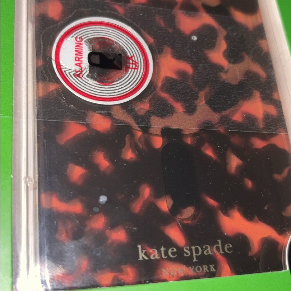 iPhone 16e Kate Spade Black and Brown Patterned Phone Case - Picture 3 of 4